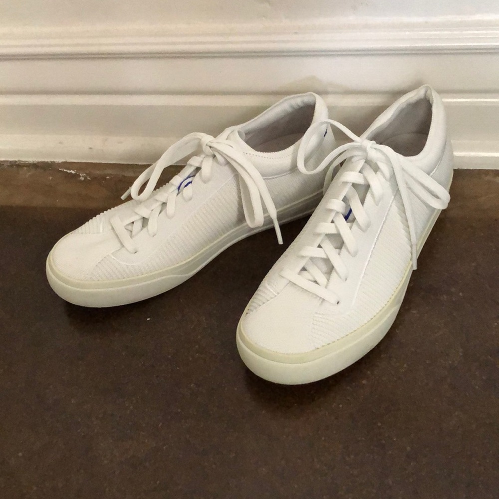 Rothys Lace Up in Bright White 7
